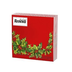 MHS-SERV.RENOVA BLACK LABEL RED XMAS HOLLY