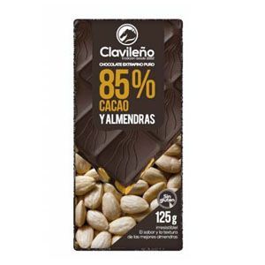 MHS-Chocolate Clavileno Puro 85% Cacao y Almendras