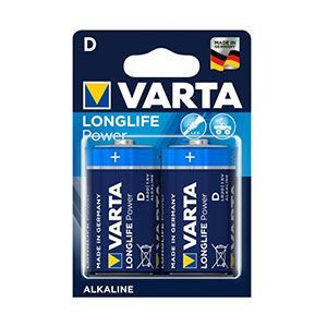 CUAT-VARTA PILA LR20 "D" 2 UNID