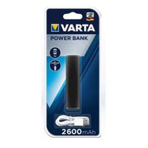 CUAT-VARTA POWER BANK NEGRO 2600M MAH