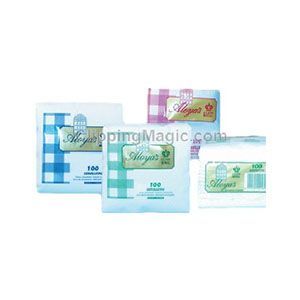 CUAT-SERVILLETA ALOYAS 40*40 2C BLANCO 100UDS