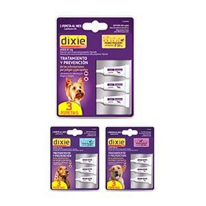 CUAT-PIPETAS DIXIE PERRO MEDIANO 3*1.34ML