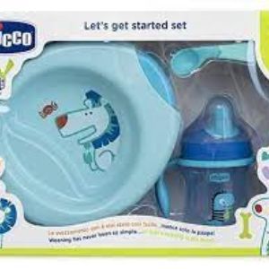 AP-Set de Comida Chicco 6M+ Azul/Rosa