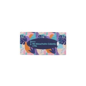 ECUA-Leaderprice 90 mouchoirs colores 3